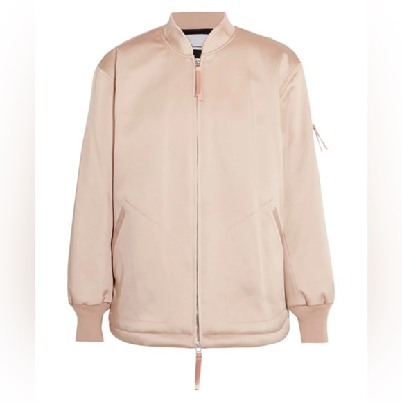 T Alexander Wang satin blush bomber. - Picture 2 of 12